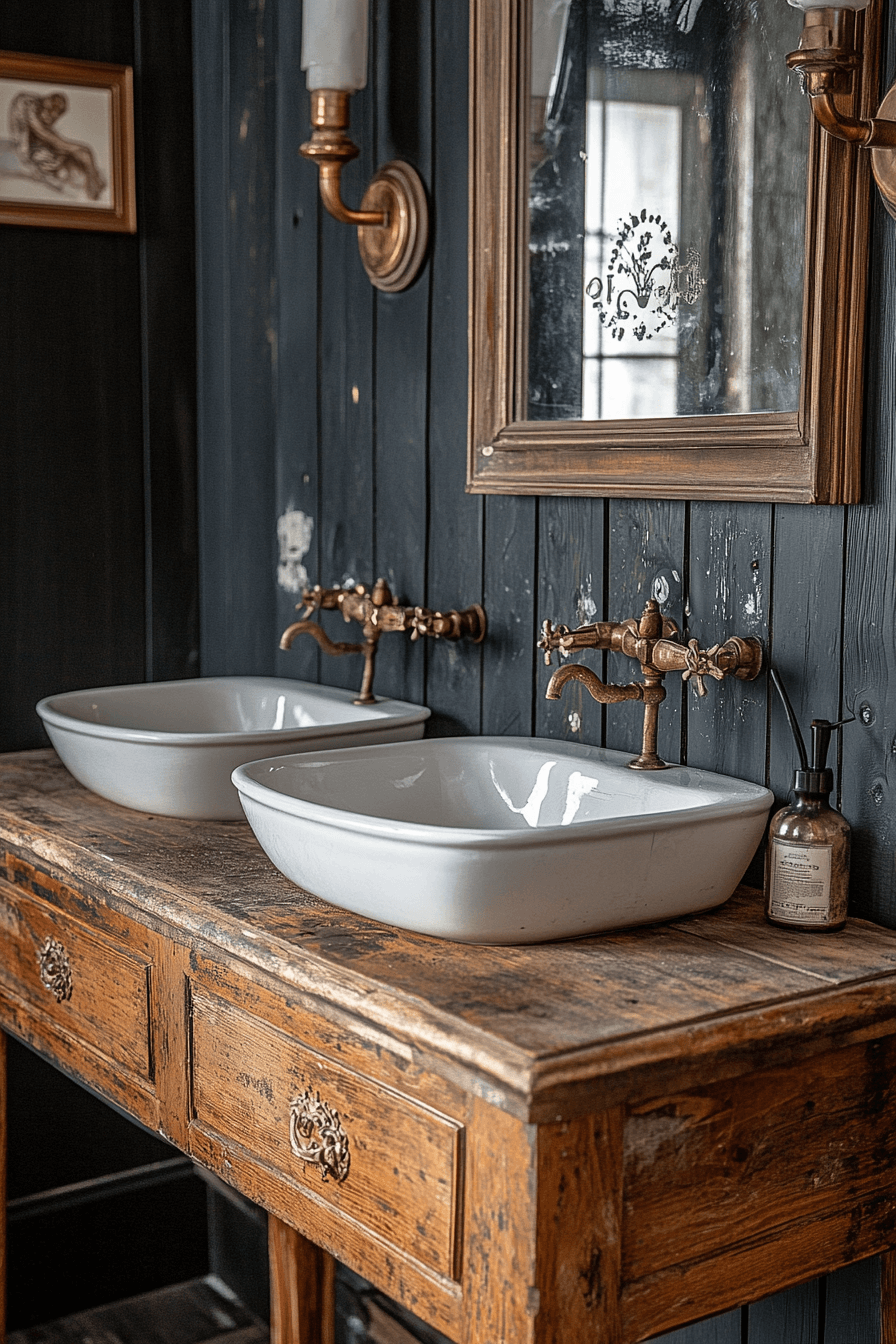 17 reclaimed antique vanity