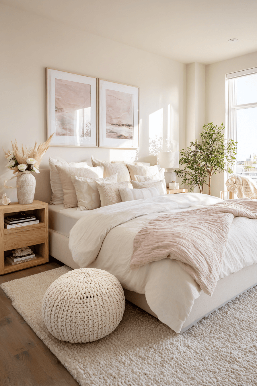 17 shell glow bedroom