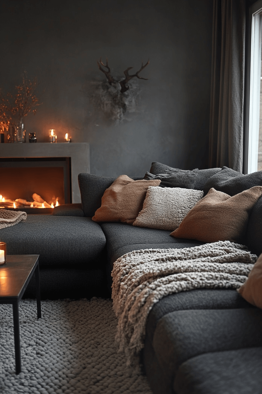 17 urban luxe grey living room