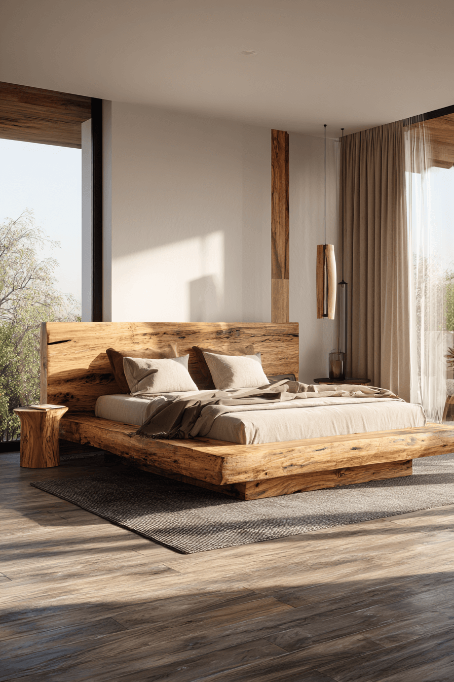 17 wood centered serene escape