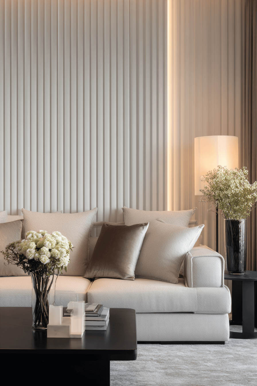 18 fluted texture detail