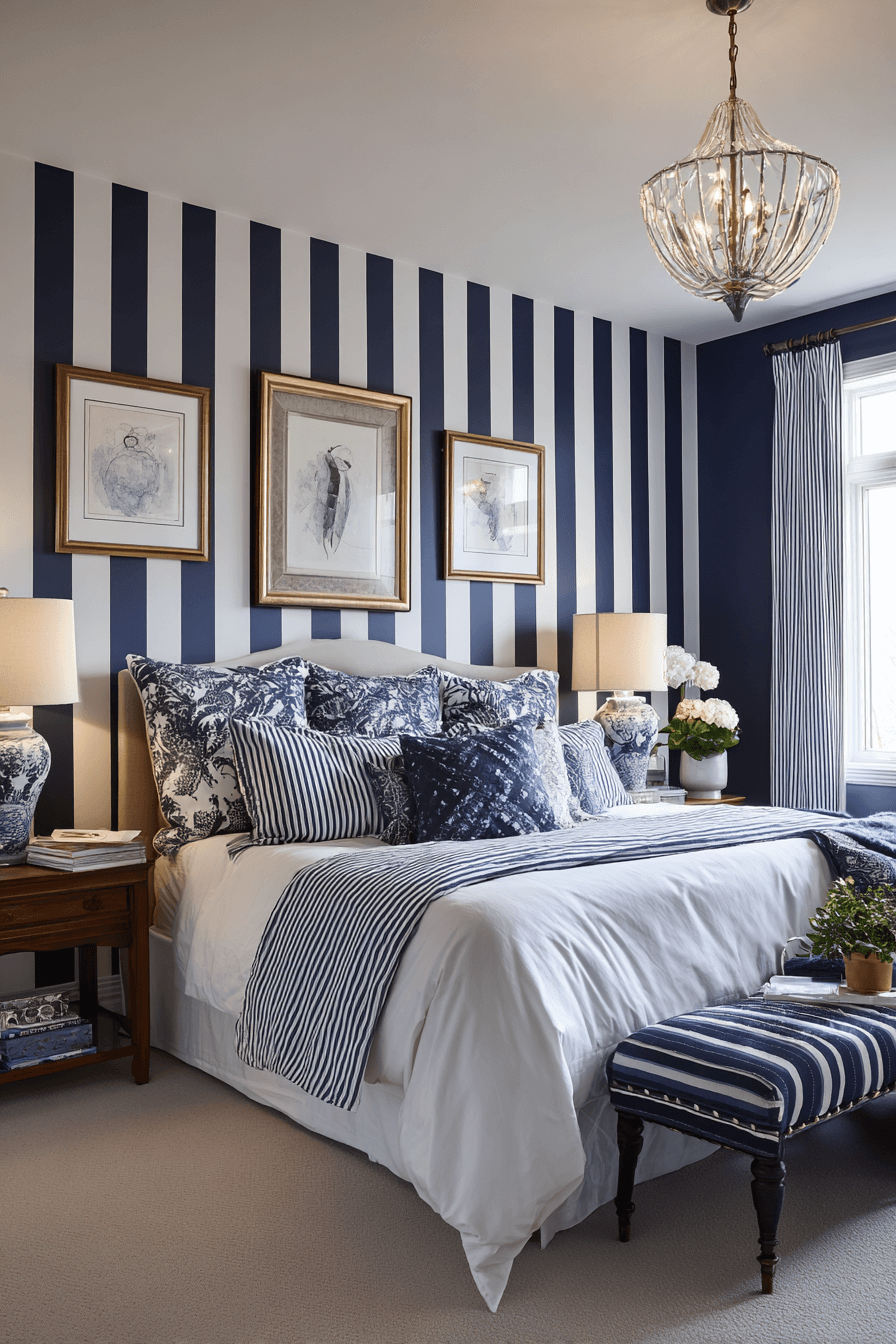 18 wallpapered prep charm