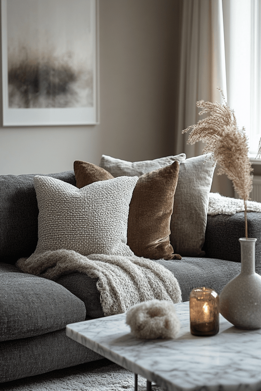 19 refined material living