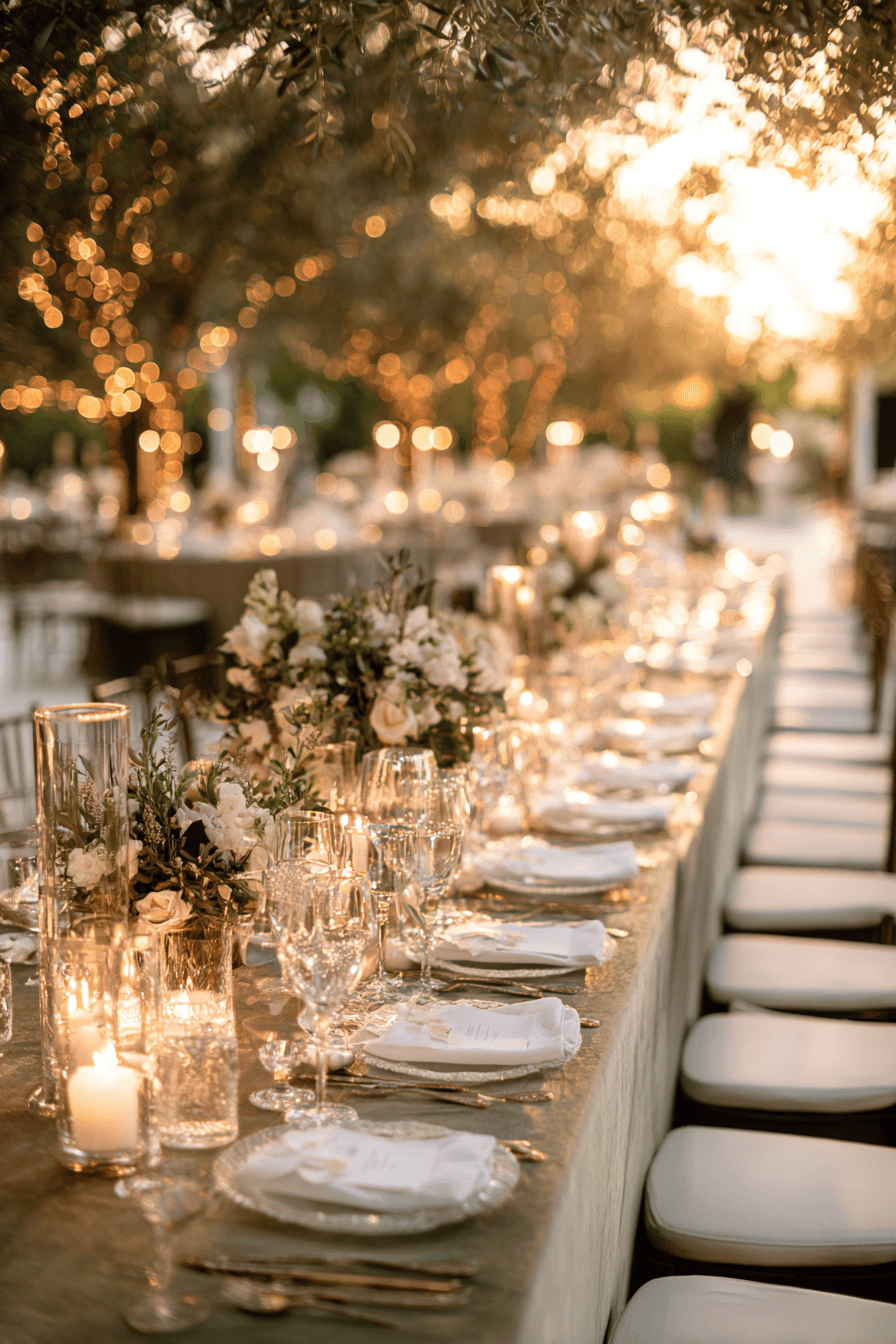 19 sunset kissed olive wedding