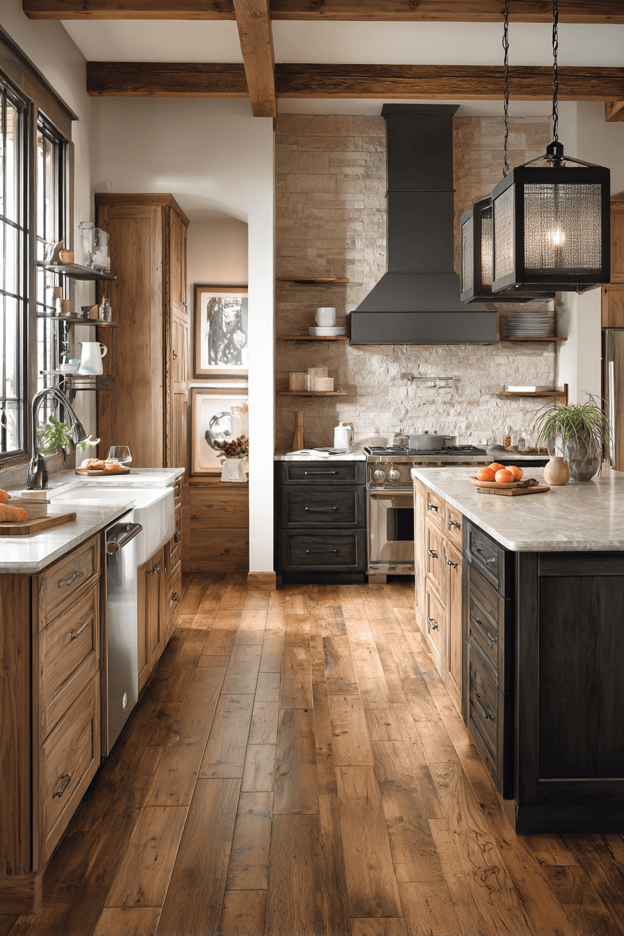 2 balanced two tone hickory