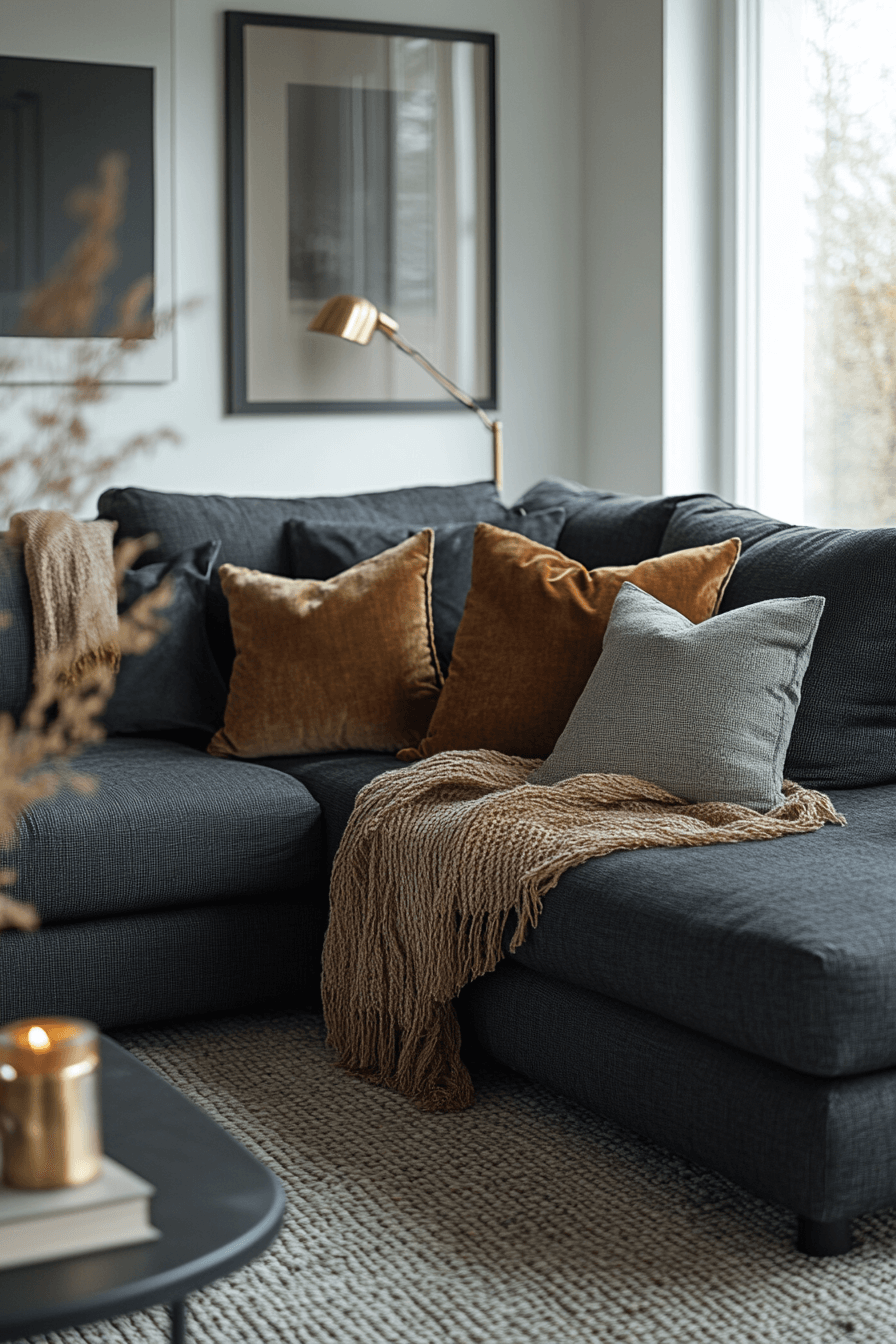 2 cozy chic charcoal style