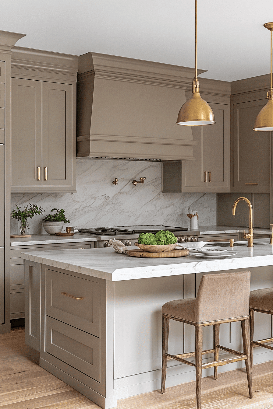 2 inviting taupe modern kitchens