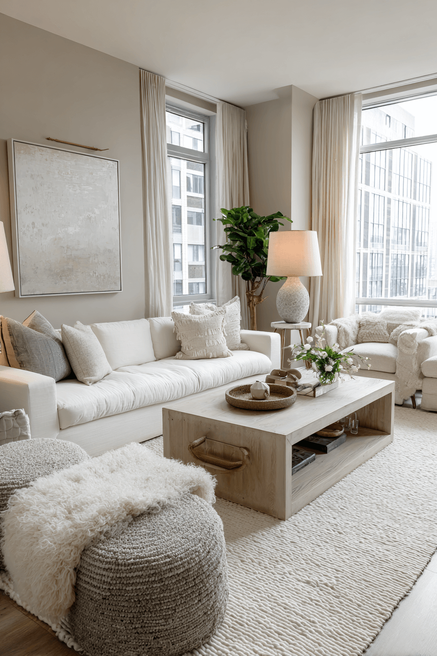 2 layered neutral urban living