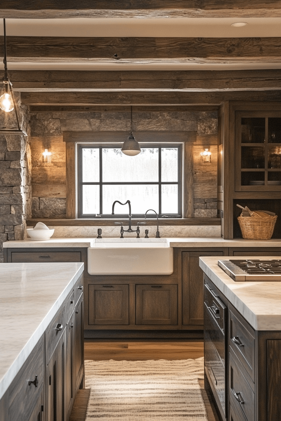 2 rustic farmhouse vintage kitchen