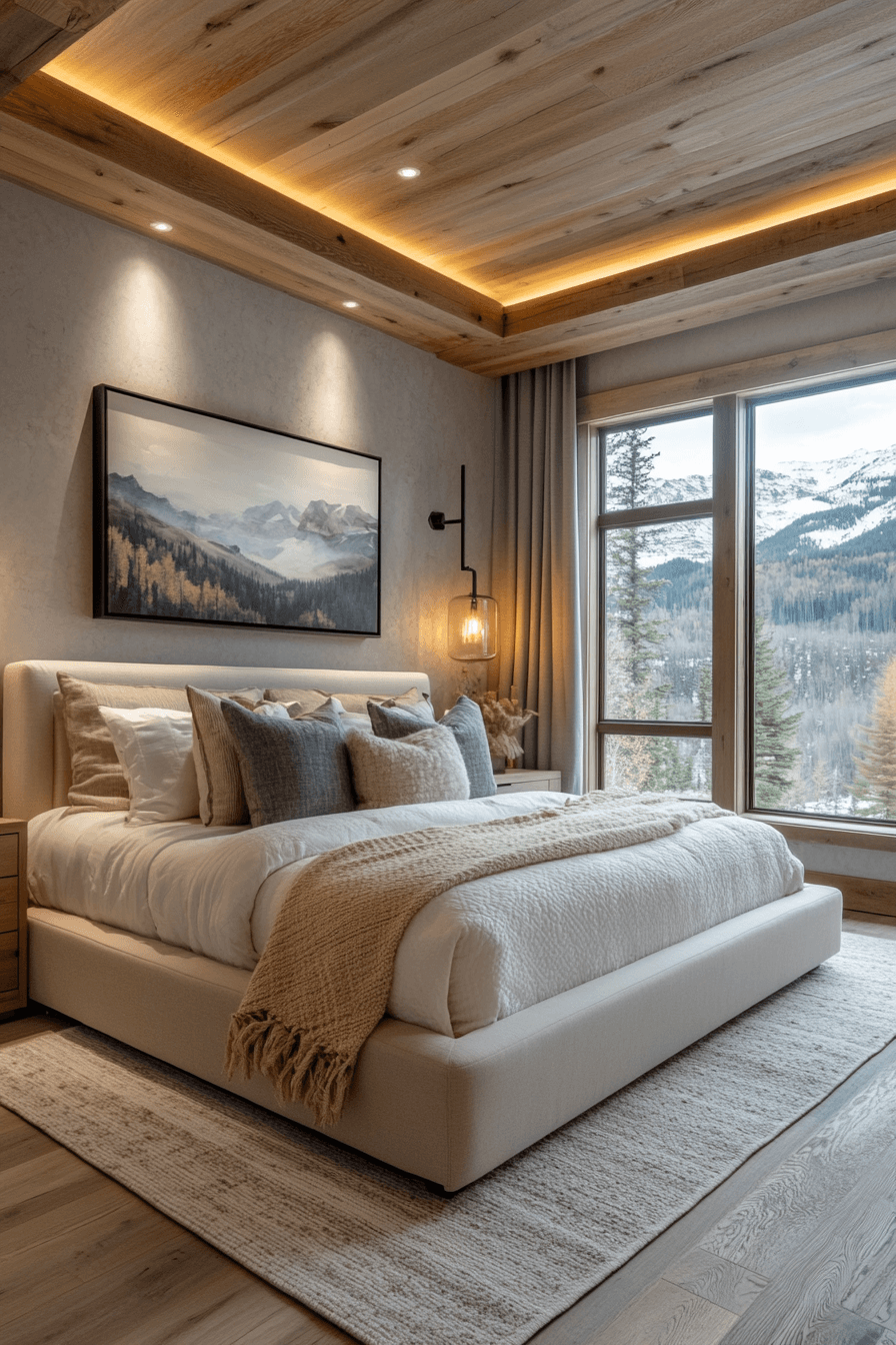 2 serene mountain bedroom haven