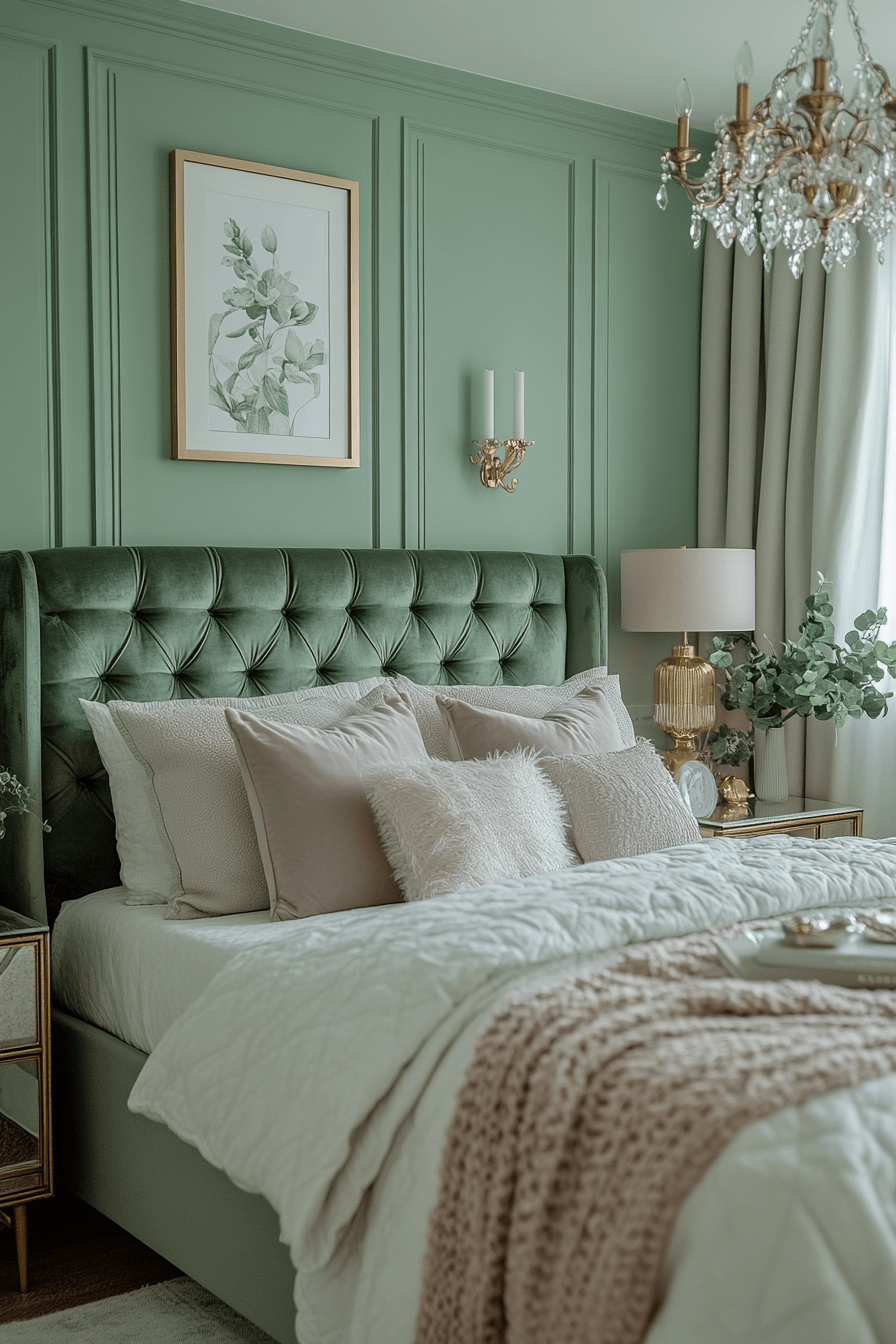 2 textured sage layers