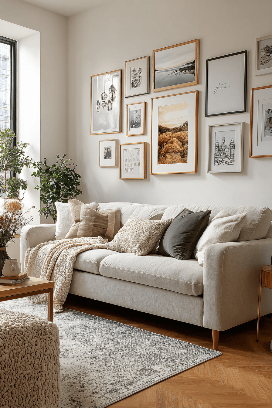 20 curated vintage wall display