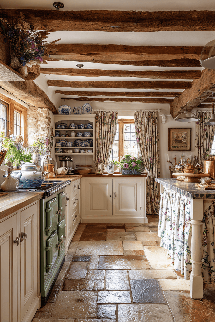 20 english cottage antique kitchen