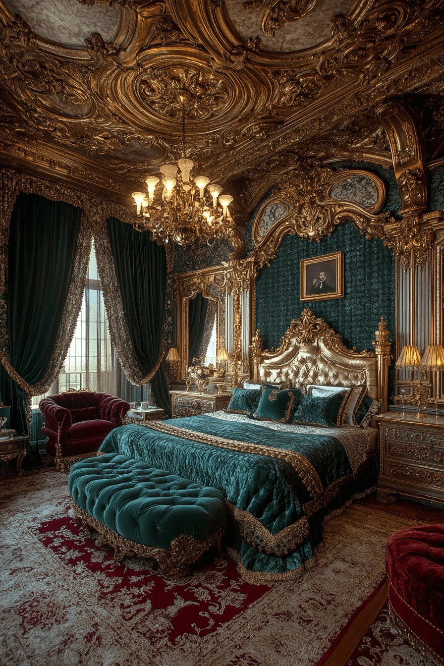 20 gilded age elegant bedroom