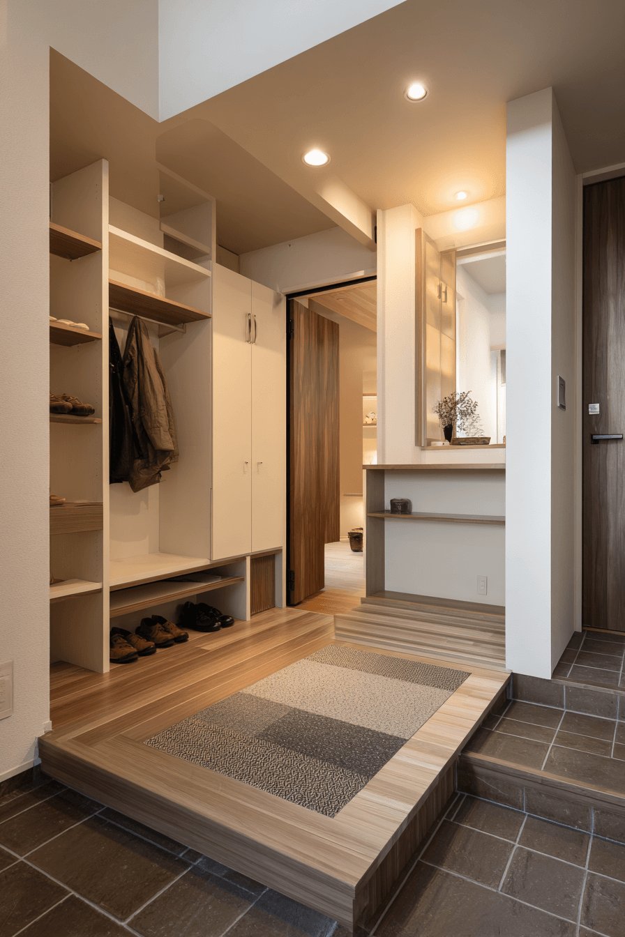 20 modern genkan entry design