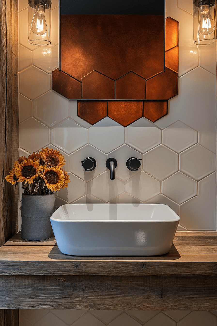 20 modern hex shapes