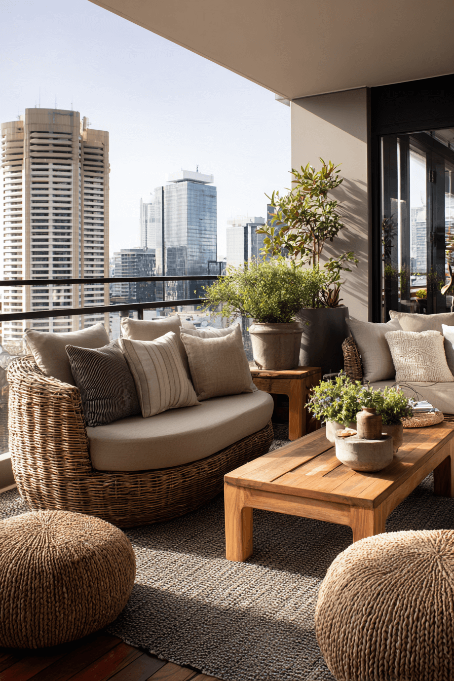 21 green woven oasis