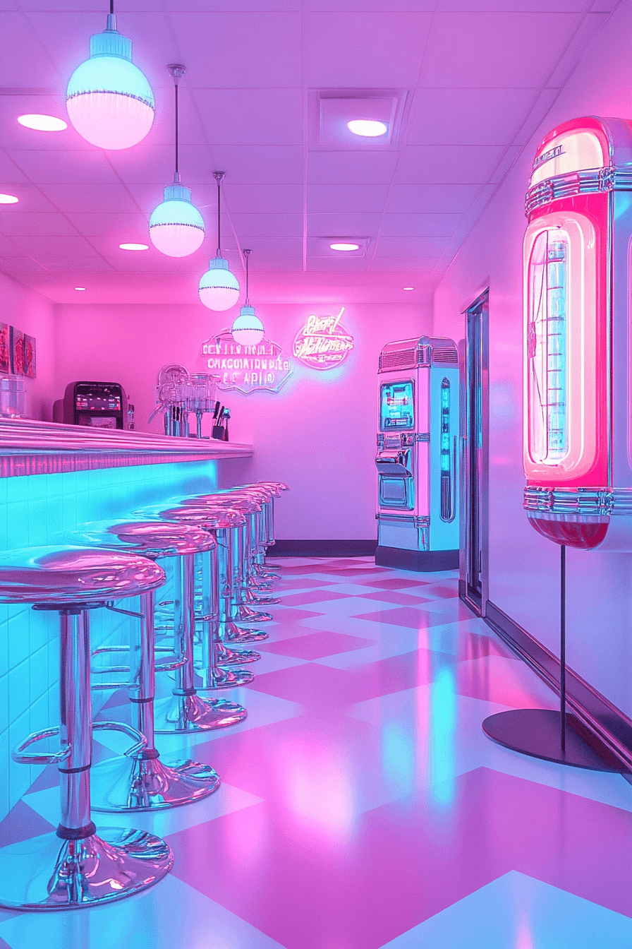 21 retro diner vintage kitchen