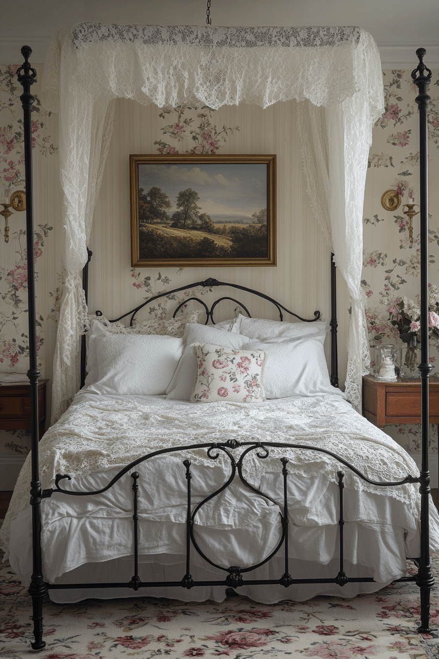 21 romantic iron bed