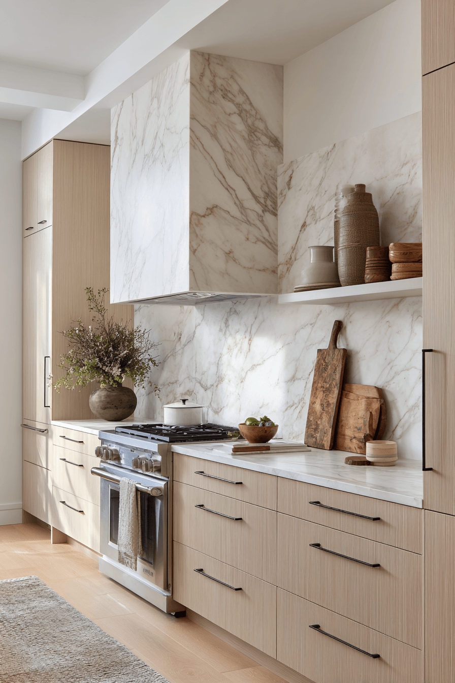 21 seamless stone backsplash