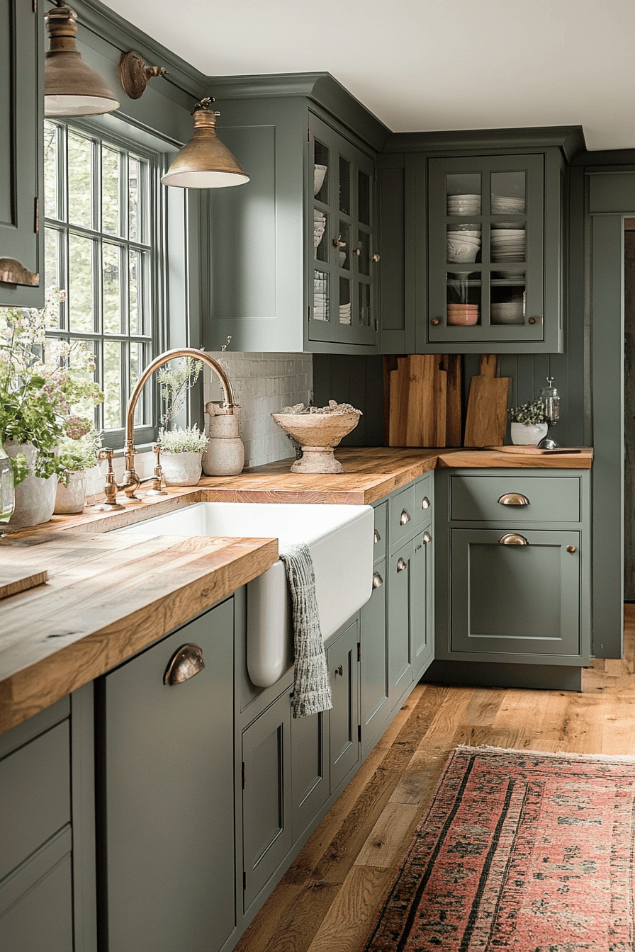 22 farmhouse green revival style