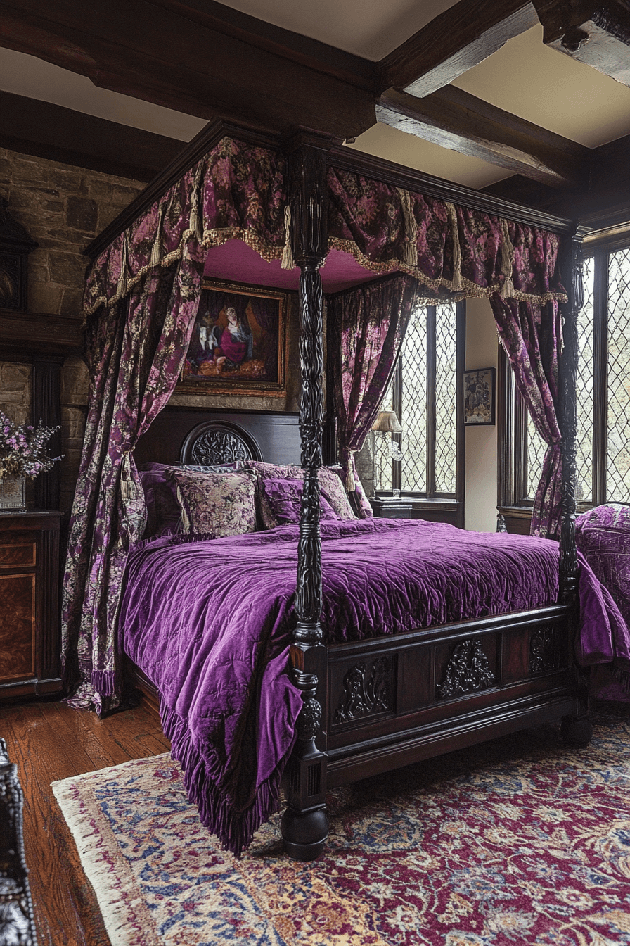 22 jacobean manor bedroom design