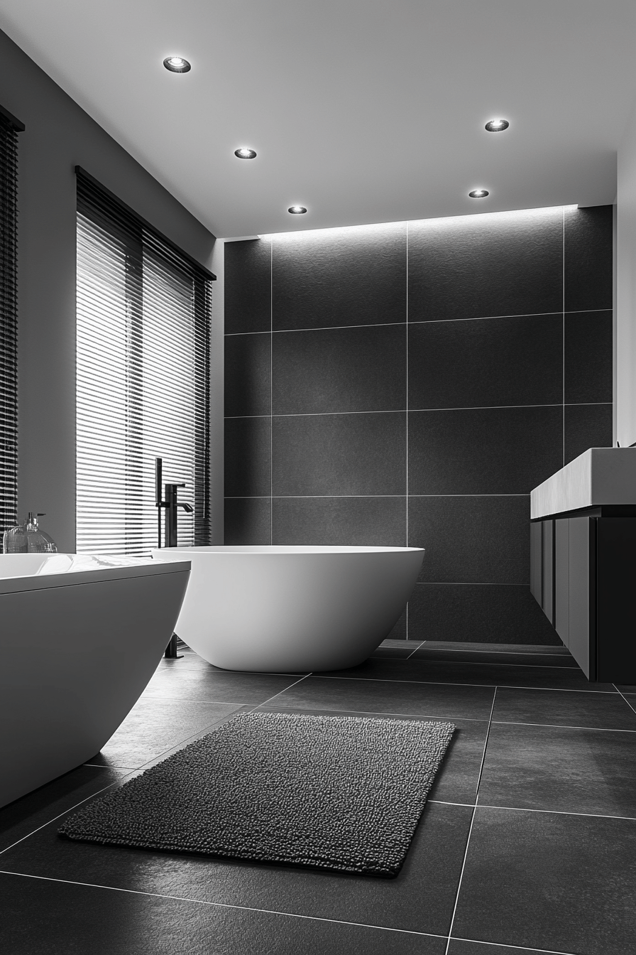 22 monochrome spa edge