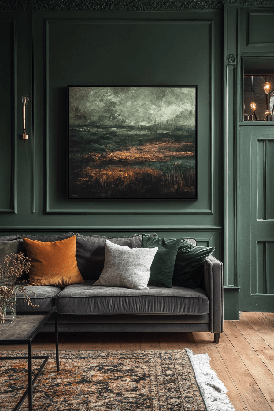 22 moody elegant green depth