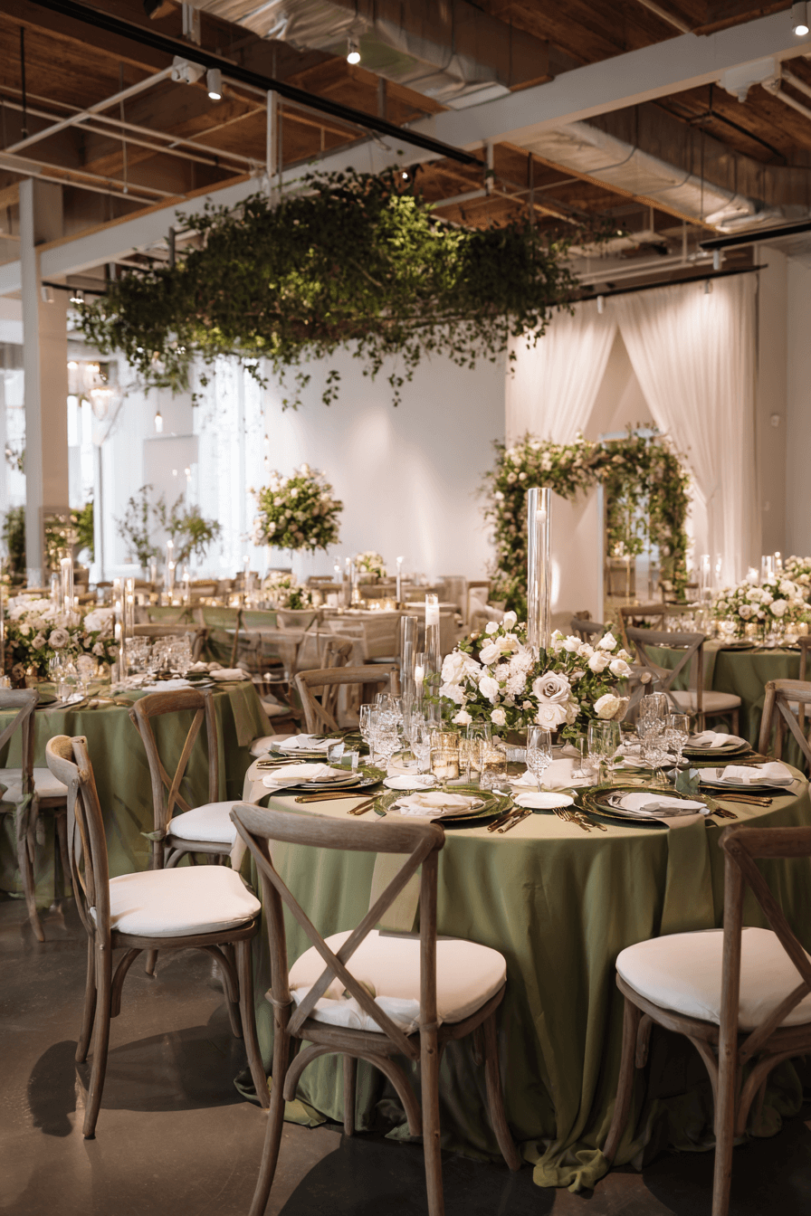 22 moss and blush olive wedding