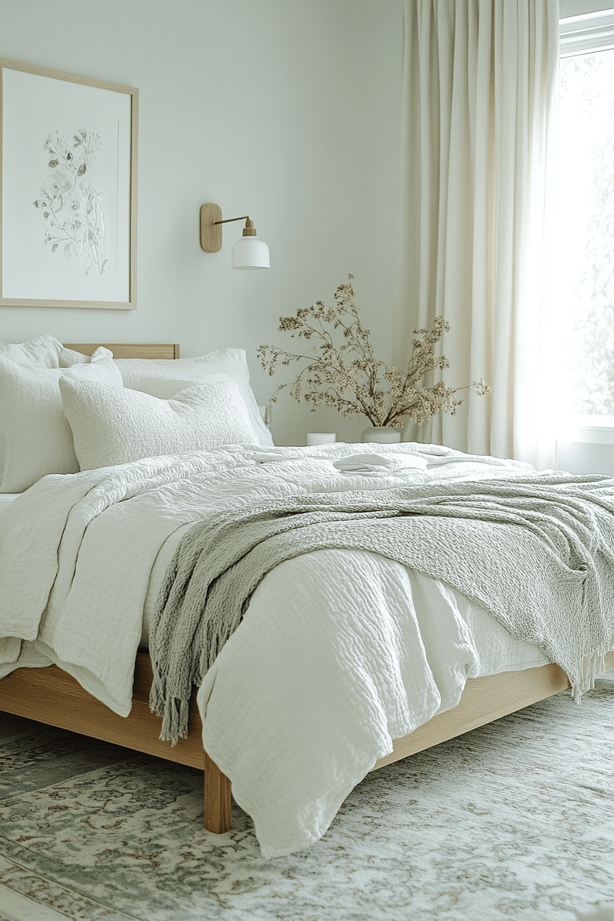 22 nordic calm sage bedroom