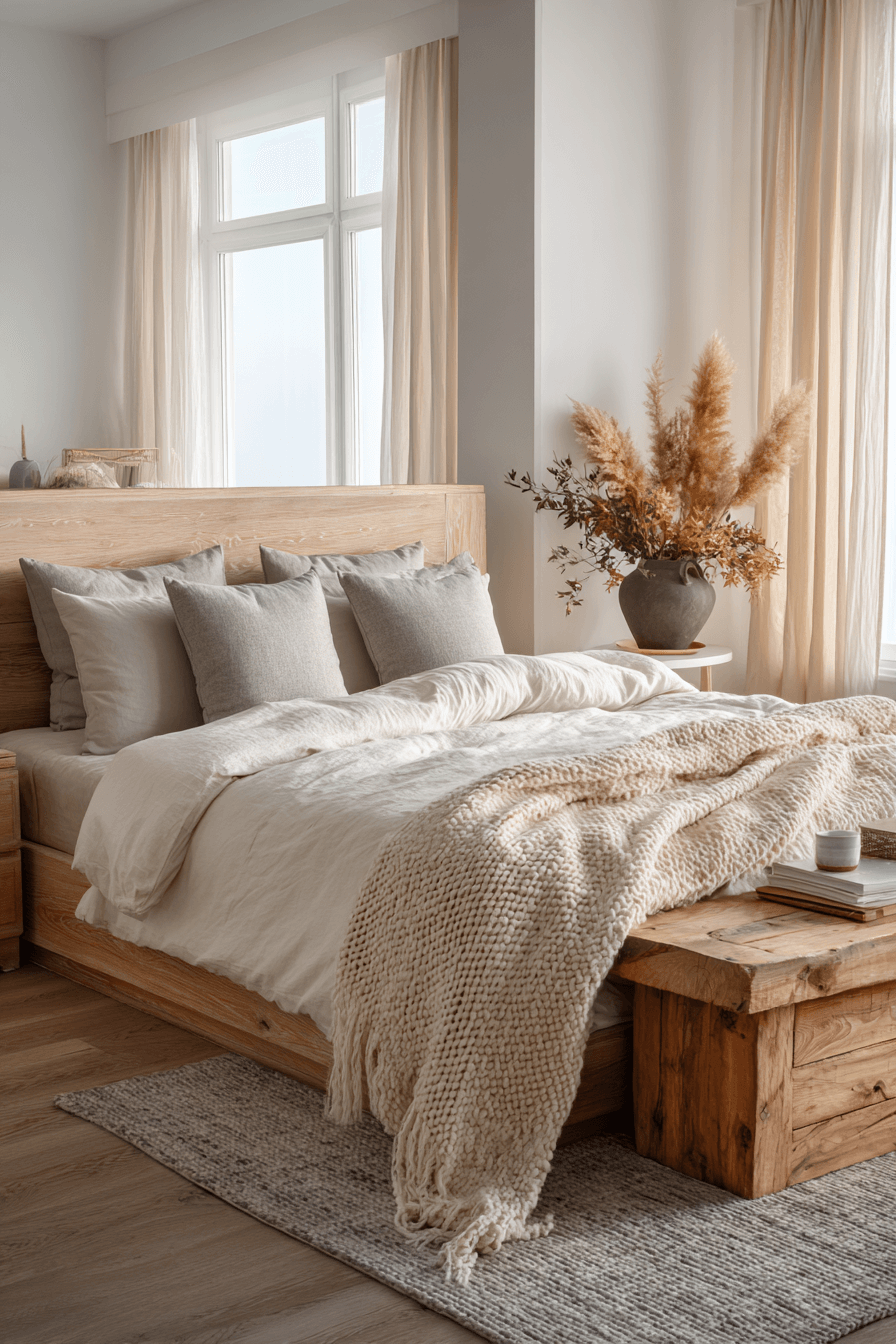 22 pale nordic calm bedroom