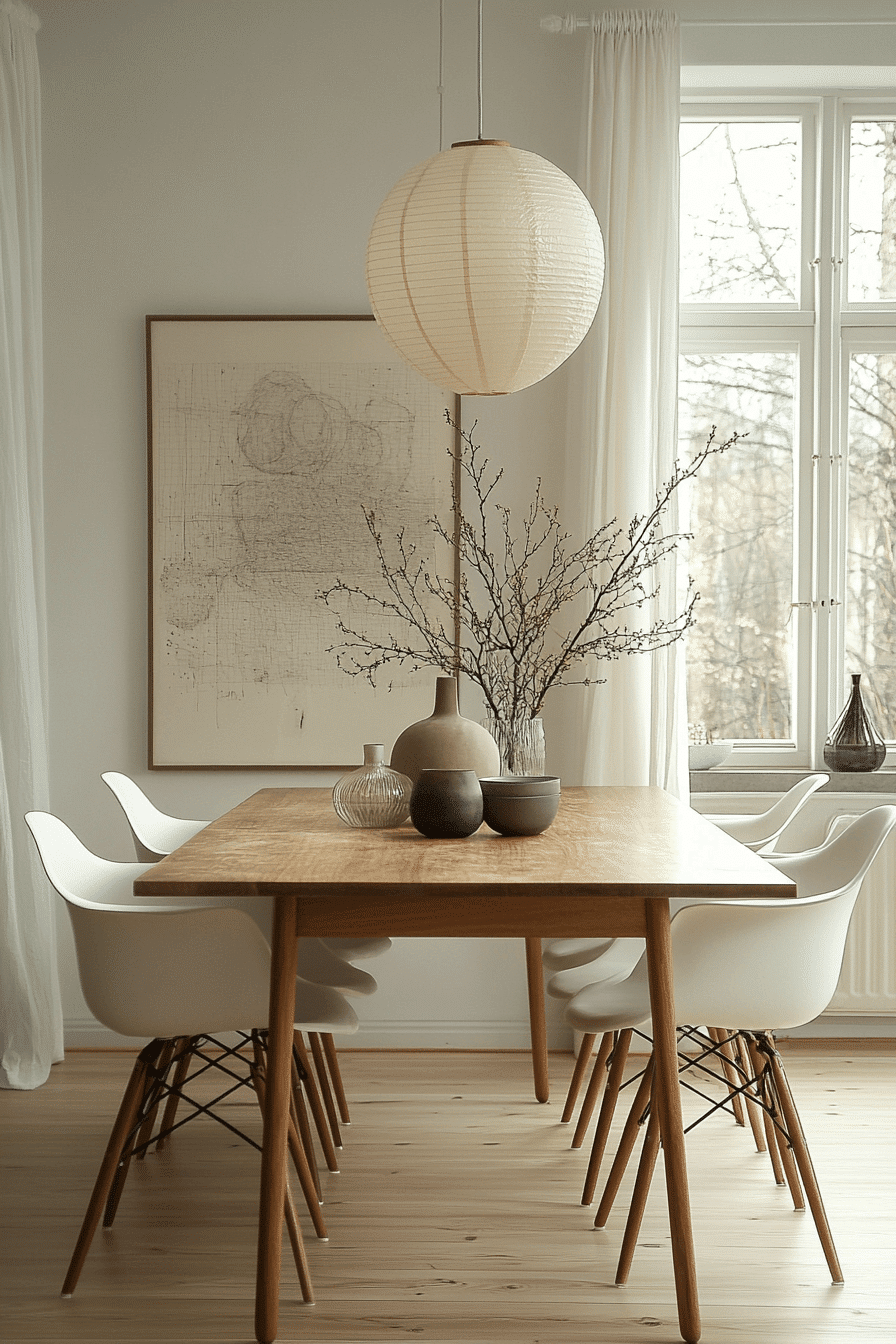 22 scandinavian calm dining room