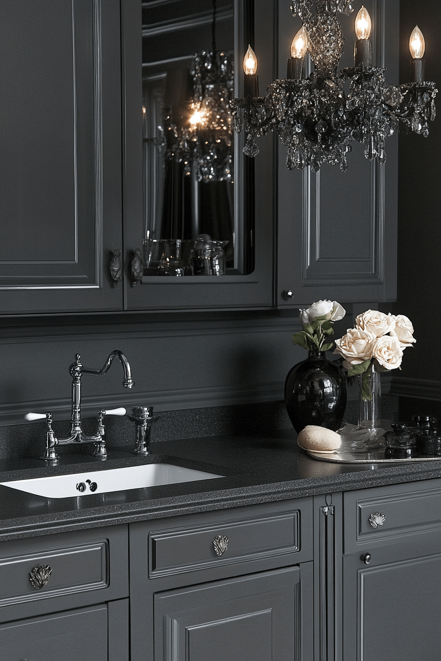 22 smoky depth kitchen design