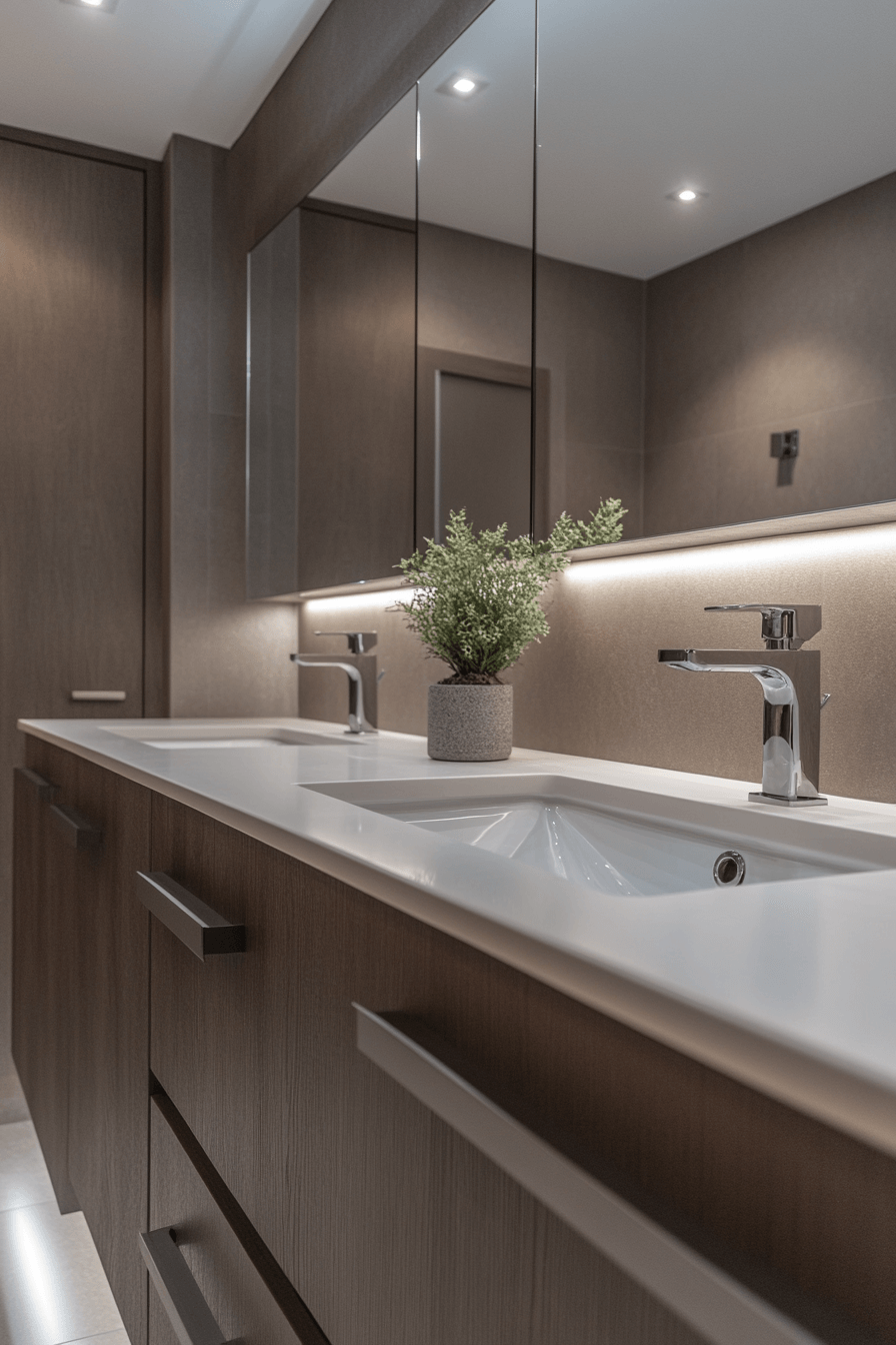 22 undermount minimal vanity