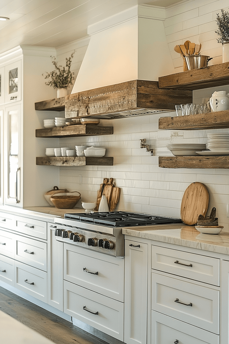 23 airy open shelves