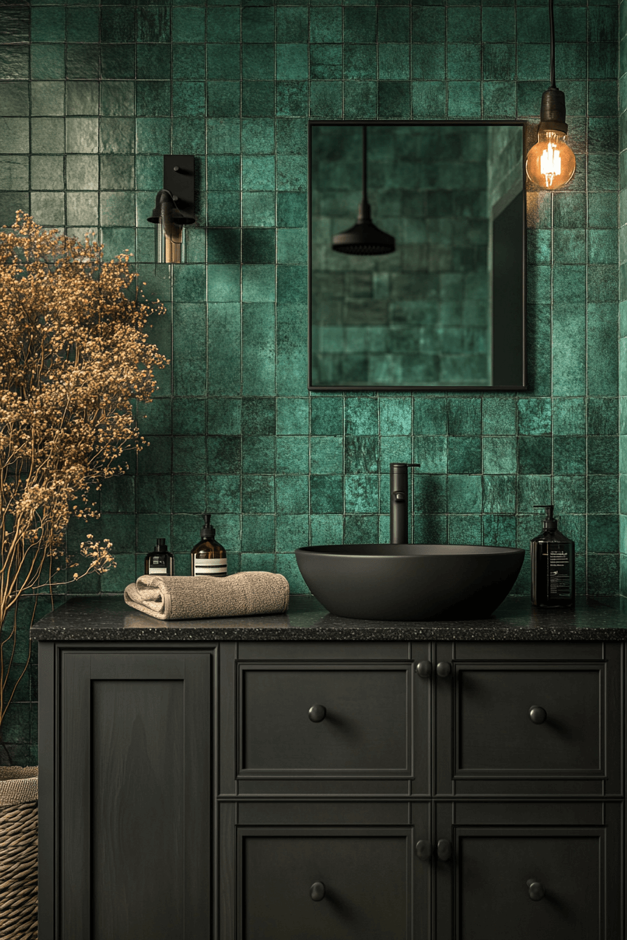 23 atmospheric green glow