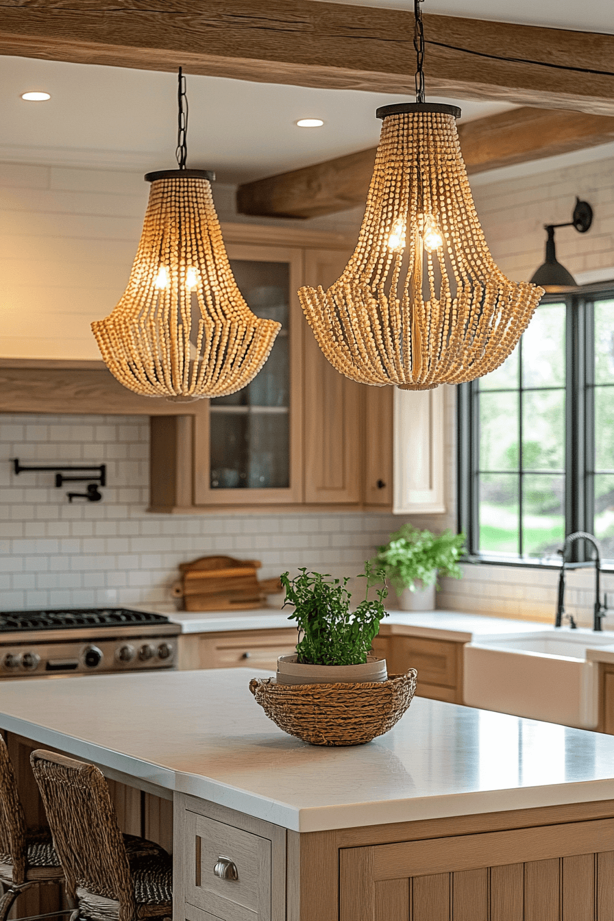 23 beaded chandelier charm