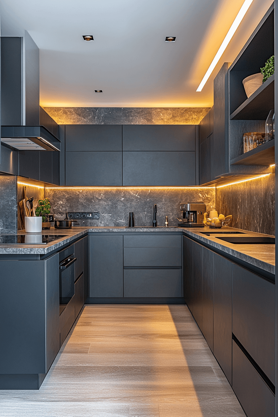 23 compact dark grey kitchen ideas