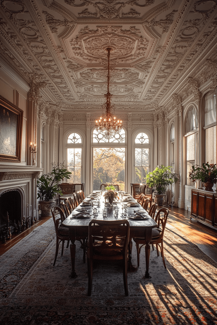 23 georgian symmetry dining style