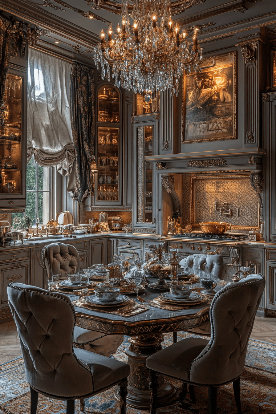 23 regency antique kitchen elegance