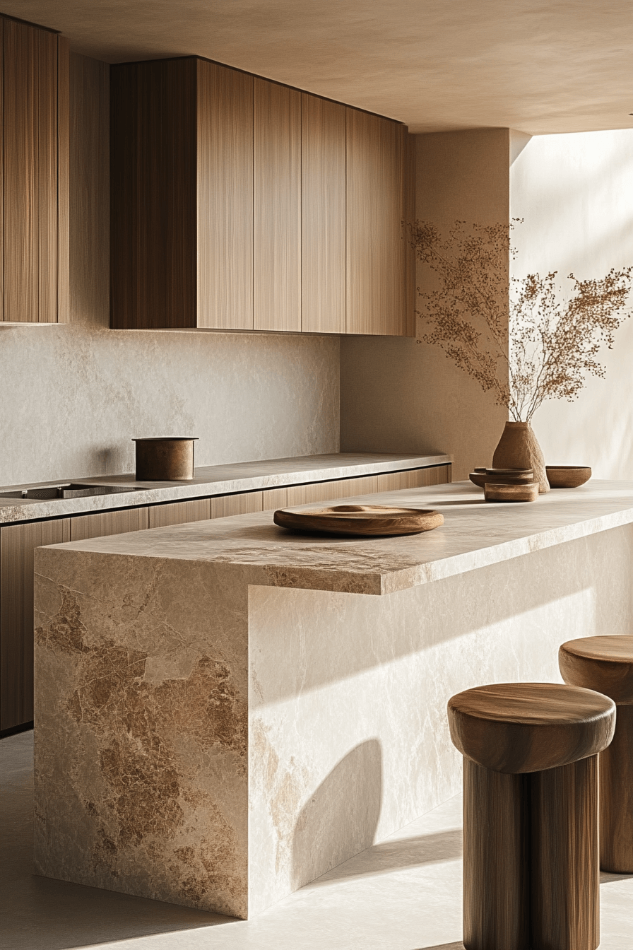 23 seamless handle free kitchens