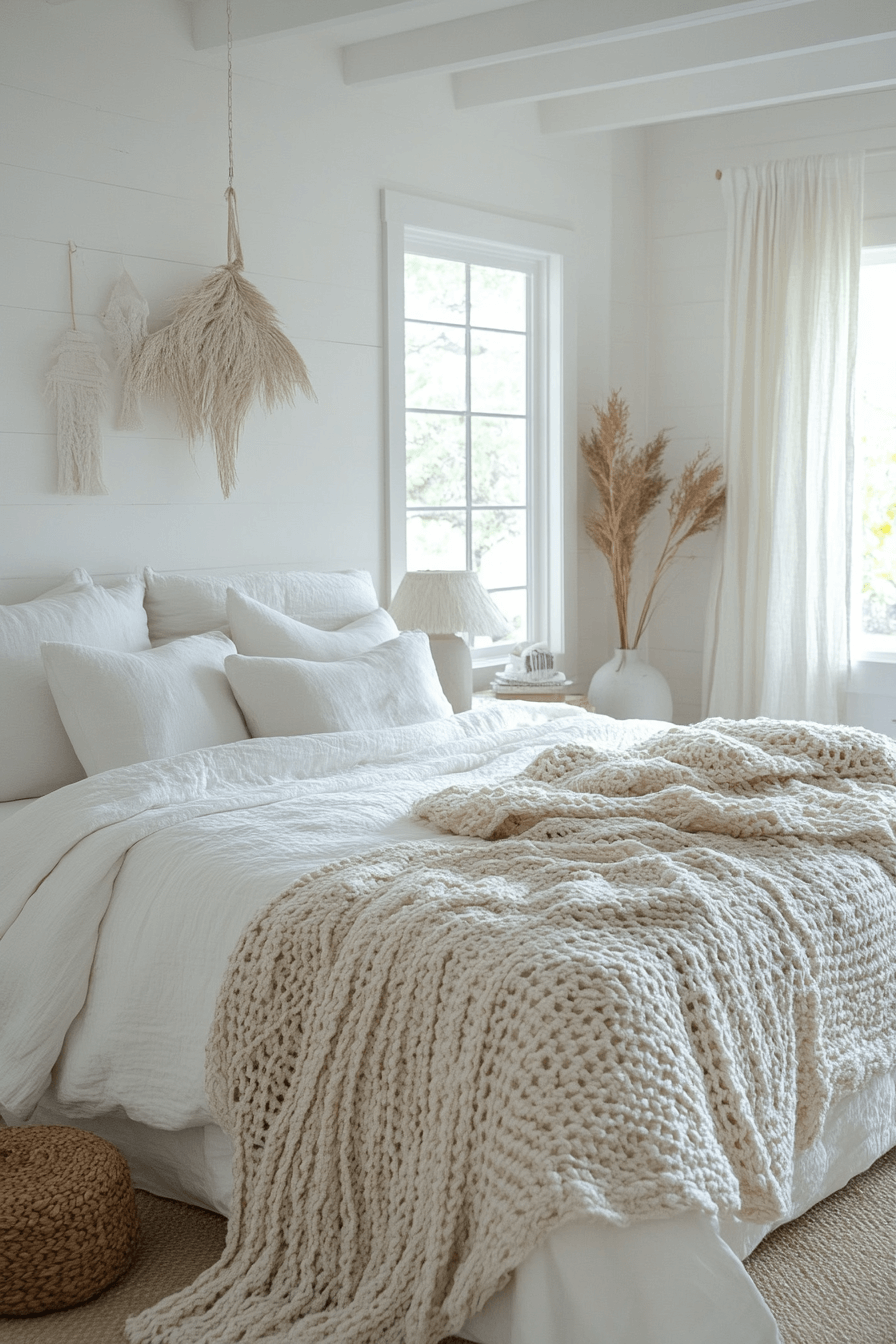 23 white layered calm