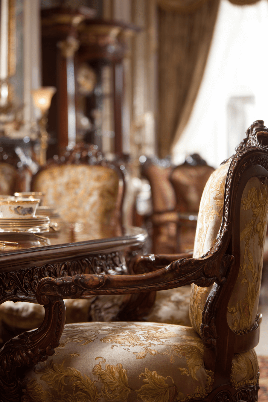 24 chippendale classic living room