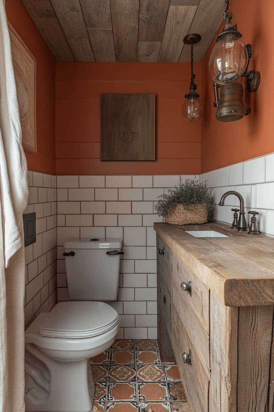 24 earthy terracotta style