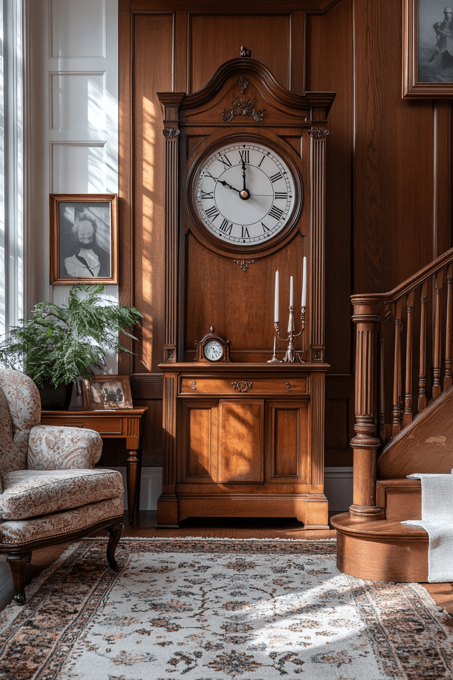 24 grandfather clock focal