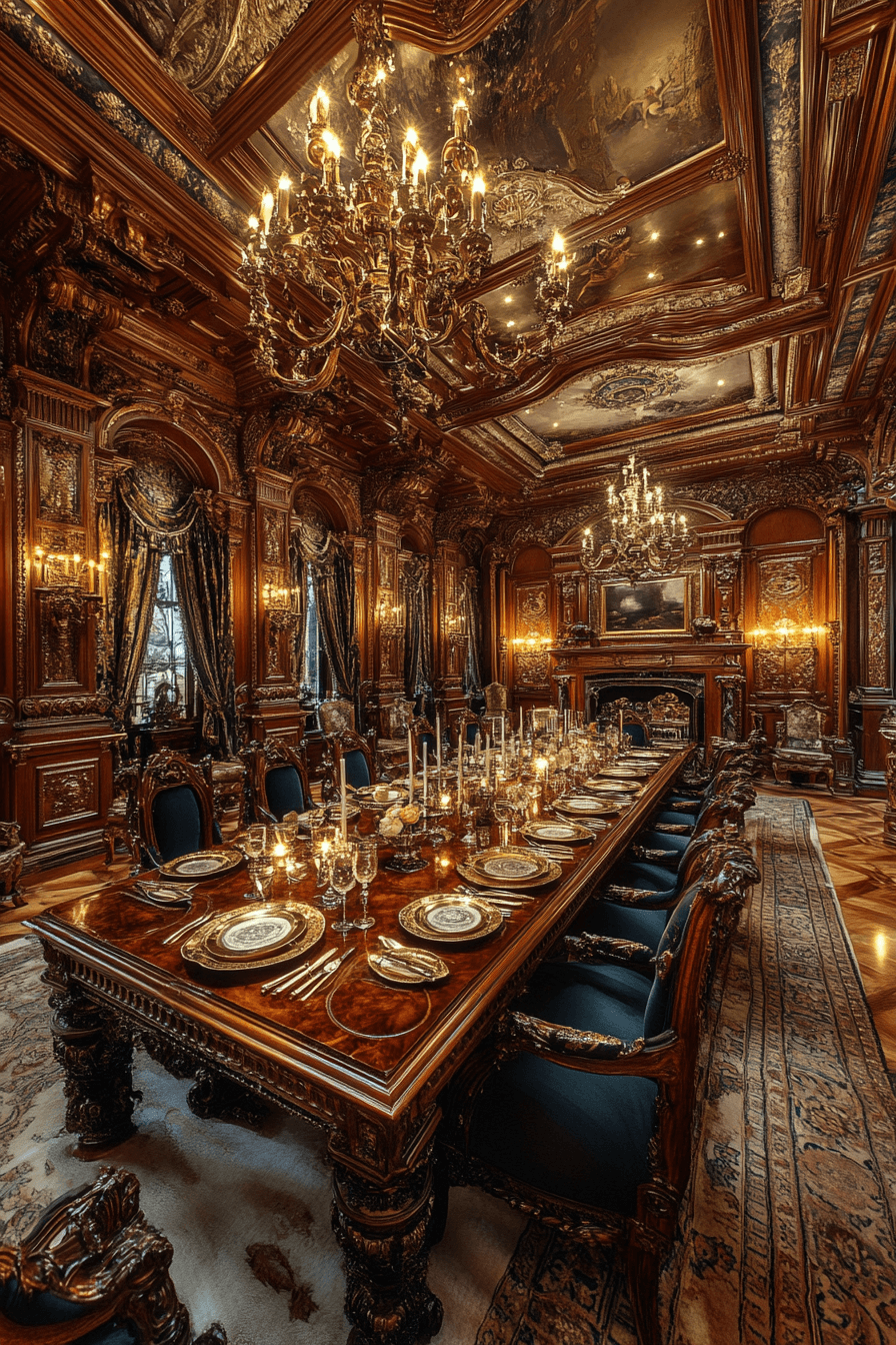 24 louis xiv inspired dining
