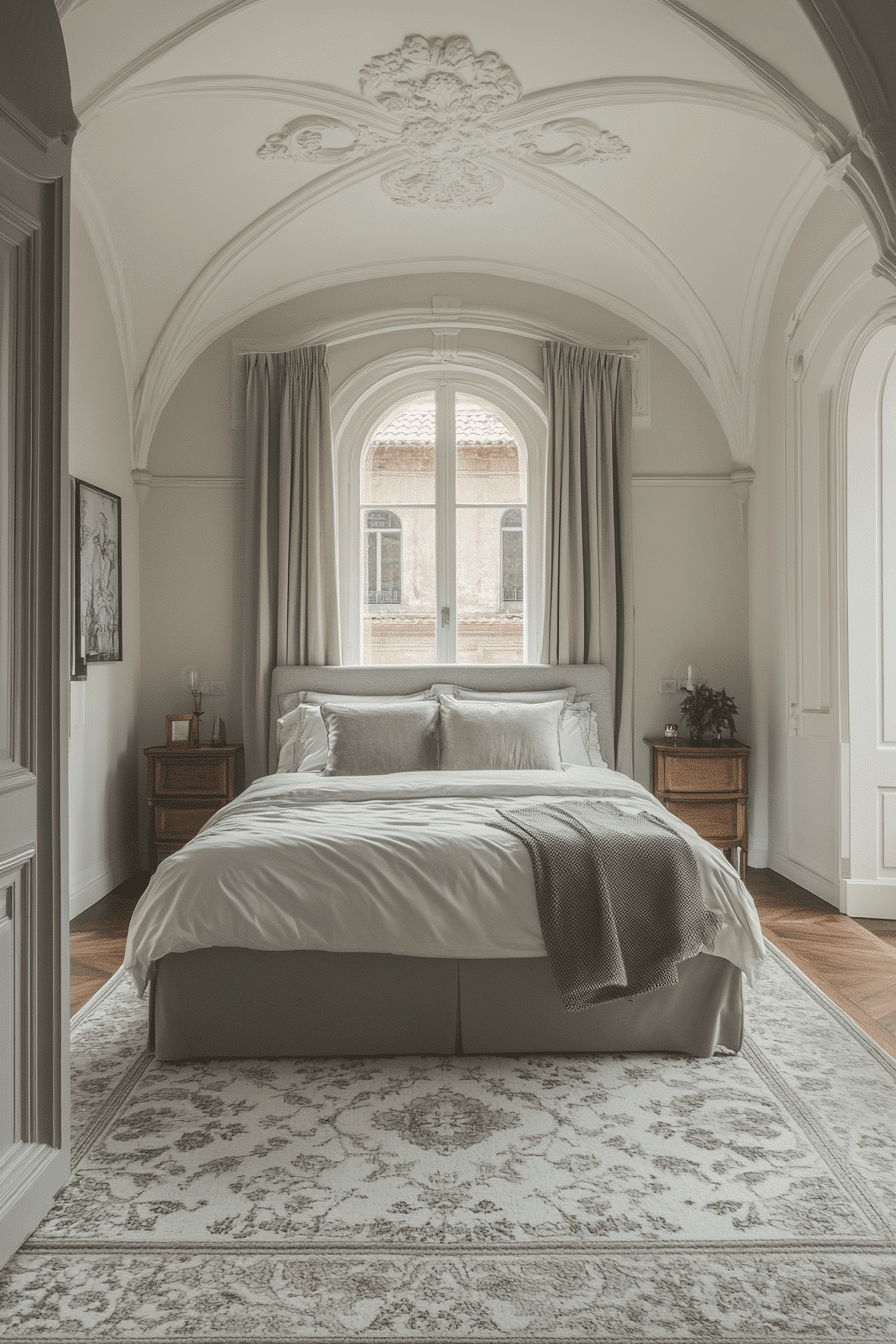 24 palladian balanced bedroom style