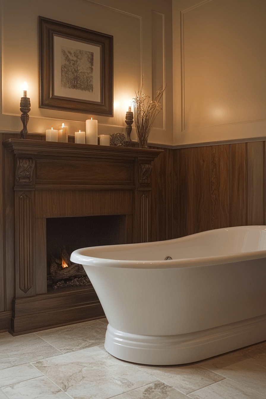 25 carved niche accent