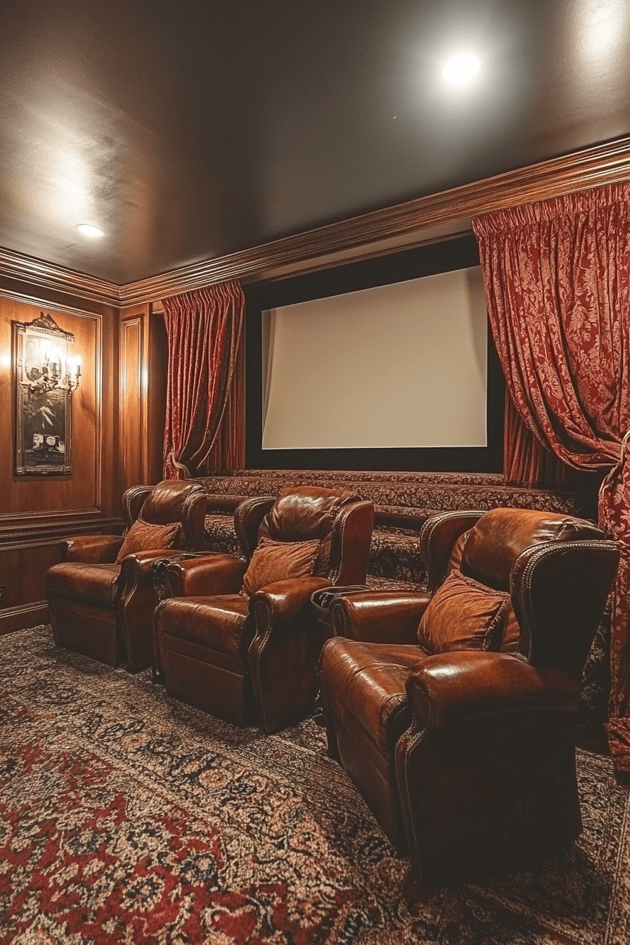 25 classic film basement lounge
