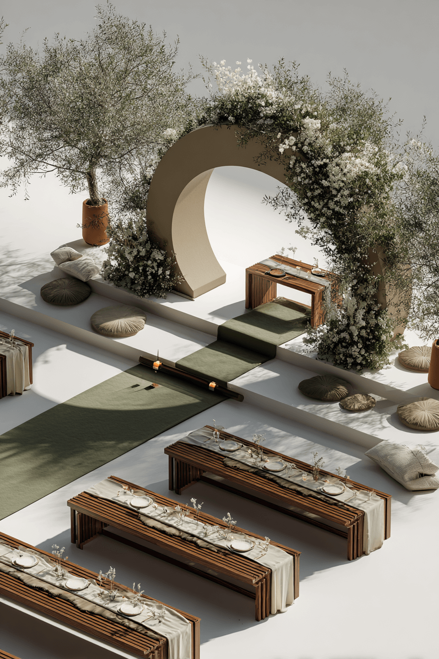 25 earthy romance olive wedding